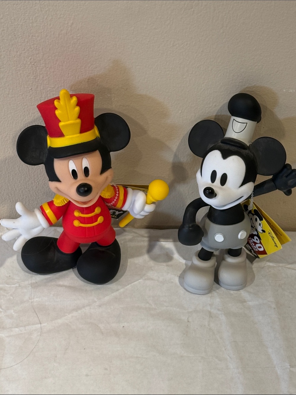 Disney Mickey Mouse Figures Red Band Leader Black-and-White Classic Collectable